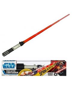 Hasbro Star Wars Красный Световой меч Дарта Вейдера (Пружинит по кнопке) Force Action Darth Vader Lightsaber