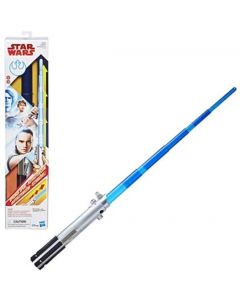 Star Wars Rey Force Action Electronic Lightsaber Световой меч синий Рей (Пружинит по кнопке) E3394 